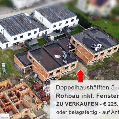 NEUER PREIS! Reihenhaus-Rohbau, auf Wunsch auch fertiggestellt - Bild 2