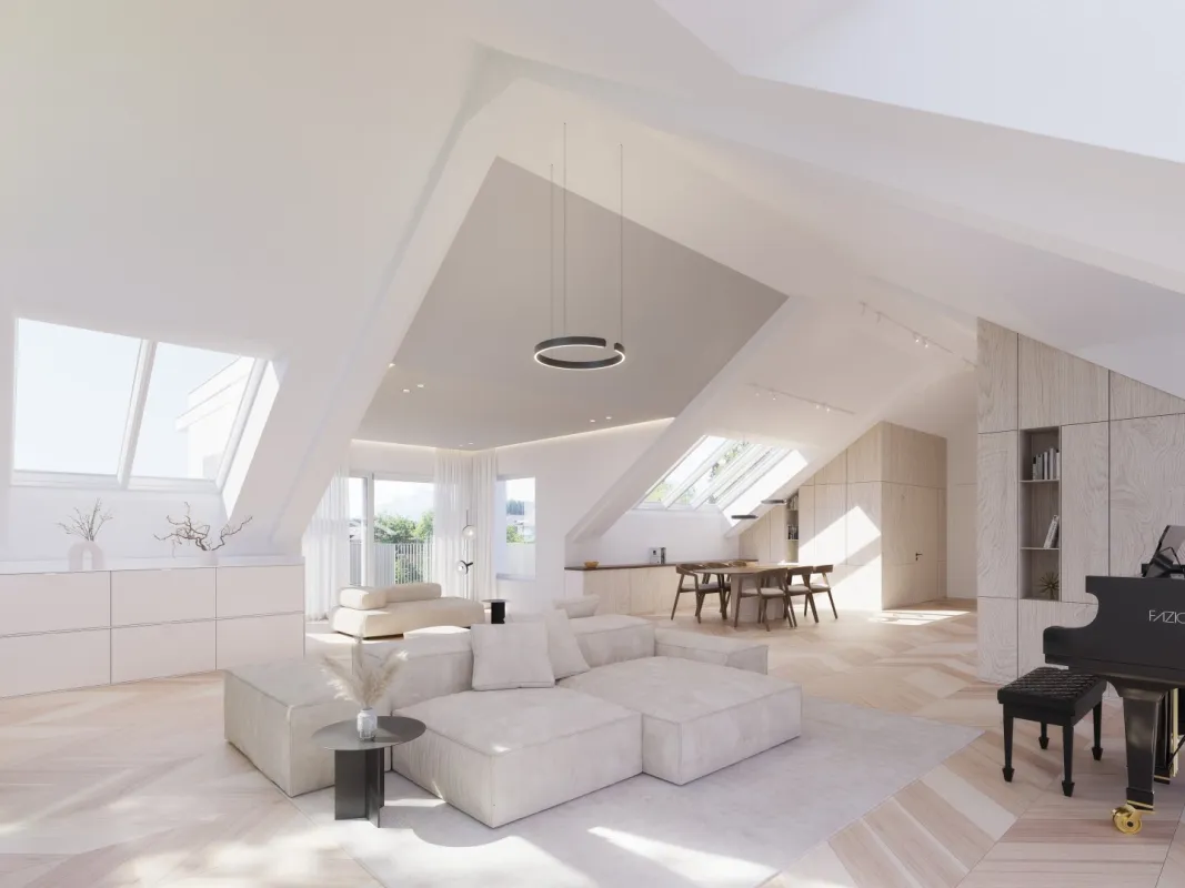 Villa Dürfeld: Einzigartige Penthousewohnung in Morzg! - Bild 1