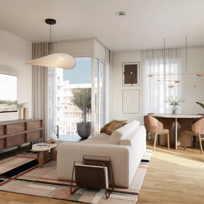 BEZUGSFERTIG & PROVISIONSFREI - 2-Zimmer Eigentumswohnung mit Balkon im „Village im Dritten – PEAK HOMES“  Top 52 - Bild 2
