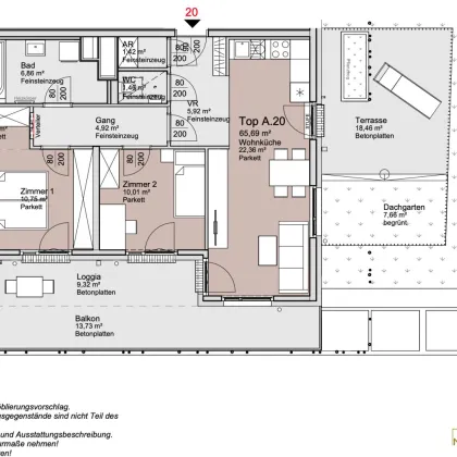 NEU - Provisionsfreie 3 Zimmer Gartenwohnung bei der Alten Donau! - Bild 2