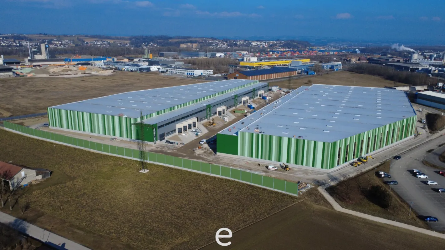NEUBAU - Produktions / Lagerhalle mit Büroflächen in Enns/Ennshafen zu vermieten, Objekt 3 – individuell und zukunftsorientiert - Bild 1