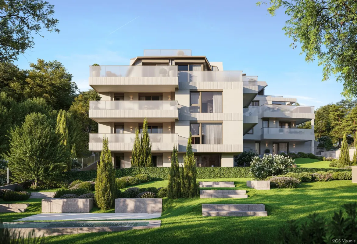 Schicke Balkonwohnung mit Blick in die Gartenanlage, Erstbezug - Bild 1