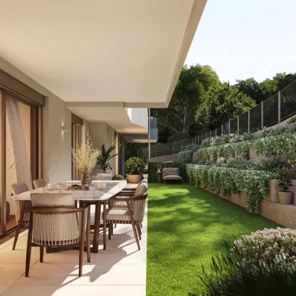 Sehr sympathische 3 Zimmerwohnung mit Terrasse und Eigengarten, Erstbezug - Bild 2