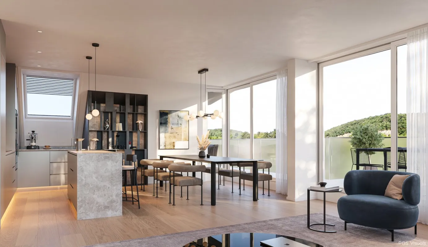 Wunderschöne 3 Zimmer Balkonwohnung mit Fernblick, Erstbezug - Bild 1