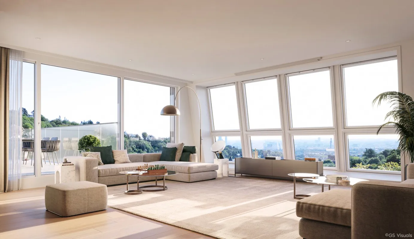 Sensationelle Dachterrassenwohnung in Sievering, Erstbezug - Bild 1