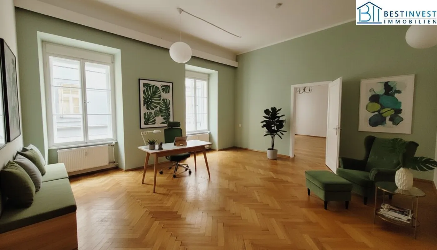 Edler Altbau im Zentrum, perfekt für Büro oder Ordination - Bild 1