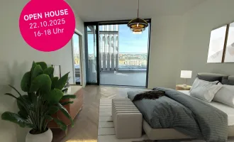 Exklusive Dachgeschoss-Maisonette mit Panoramablick bis zum Kahlenberg