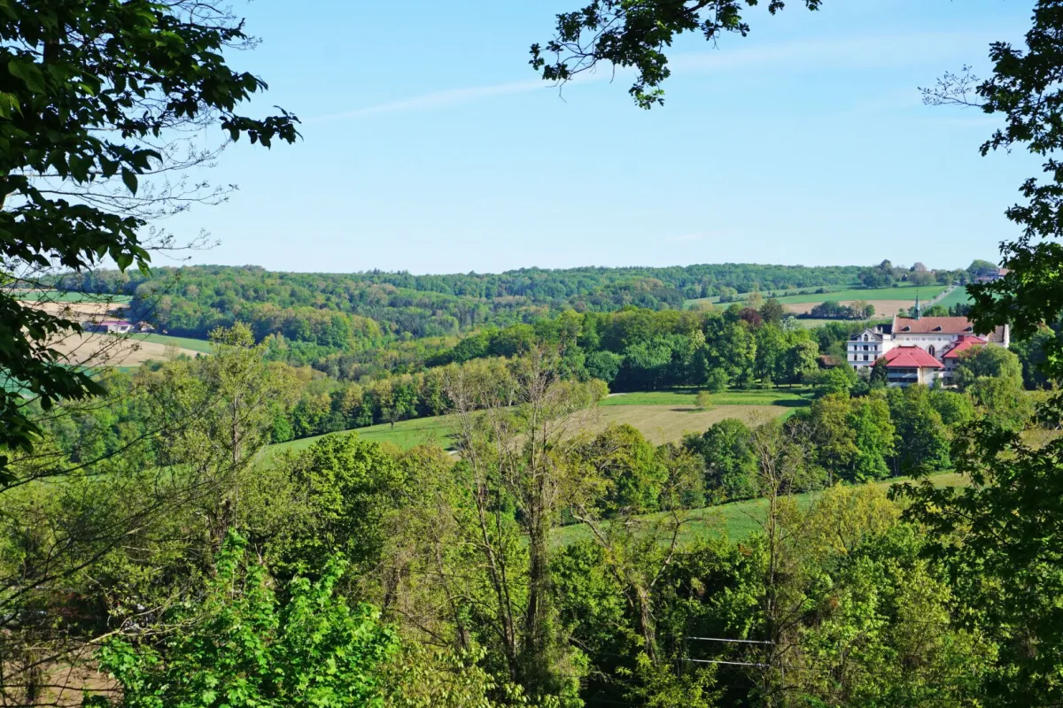 Idyllischer Baugrund am Waldrand mit romantischem Panoramablick über die Wienerwaldgemeinde Eichgraben - Bild 1
