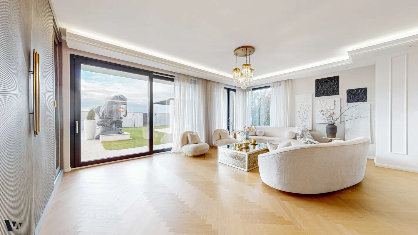 PRACHTVOLLES DESIGNERHAUS MIT GARTEN UND POOL | UNVERBAUTER FERNBLICK - Bild 1