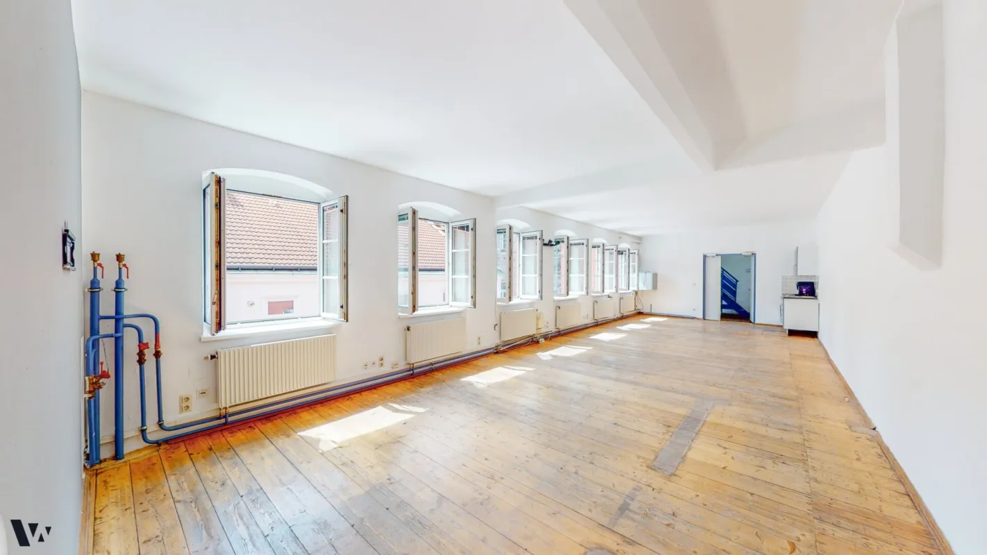 BÜRO IM LOFT | EINZIGARTIGES HOFHAUS MIT GROSSZÜGIGER GARAGE IN WIEN-NEUBAU - Bild 1