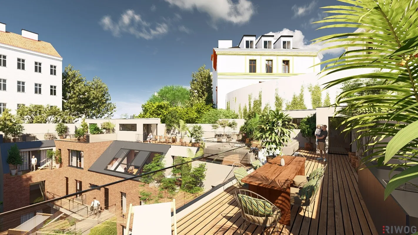 GROHGASSE 10 | südseitige 3-Zimmer Maisonette-Wohnung mit herausragender Dachterrasse | Fernwärme | Bodenkühlung | Klimaanlage - Bild 1