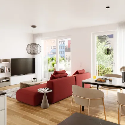 BAUSTART erfolgt! - PILLmein. - Hochwertig wohnen, wo das Leben stattfindet! Neubau 3-Zimmer-Wohnung mit Balkon! - Bild 3