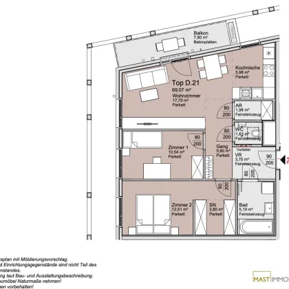 *An der Schanze* 3-Zimmer Wohnung unweit der Donau - Bild 2