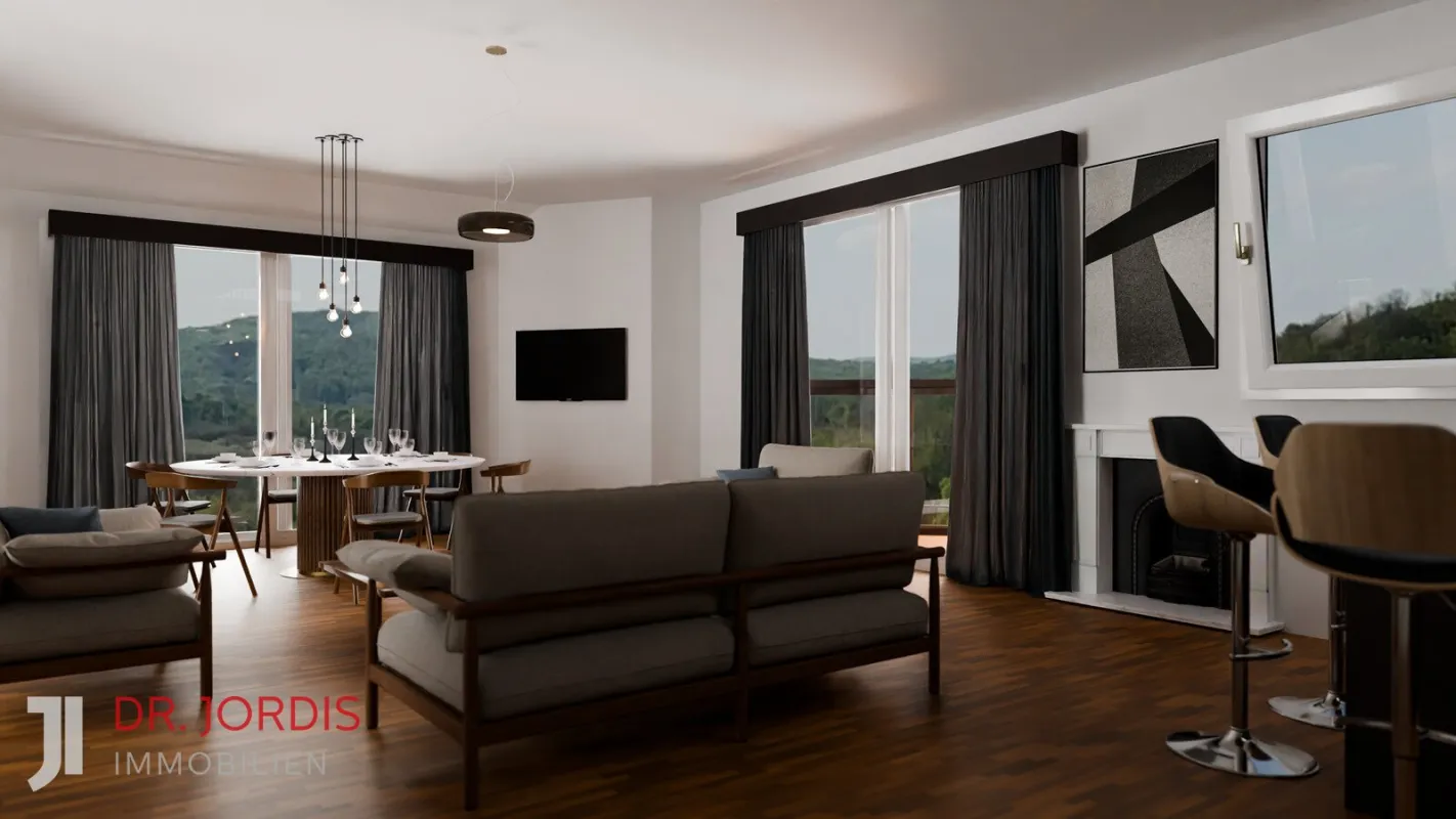 Einfamilienhaus-Niedrigenergiehaus mit Dachterrassenblick auf den Wienerwald, in Fertigstellung - Bild 1