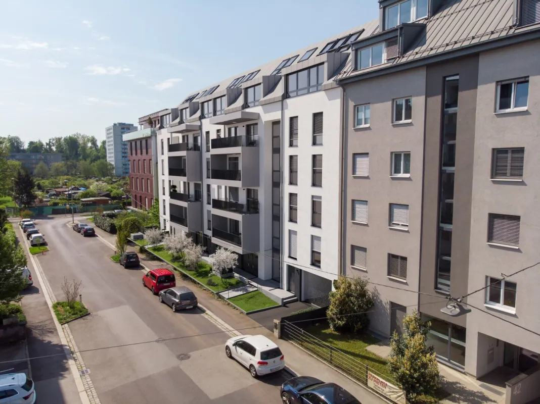 BAUSTART erfolgt! - Exklusiver Erstbezug mit Balkon in zentraler Lage - 3-Zimmer-Wohnung in Linz! PILLmein - Bild 1