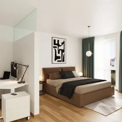 BAUSTART erfolgt! - Exklusiver Erstbezug mit Balkon in zentraler Lage - 3-Zimmer-Wohnung in Linz! PILLmein - Bild 3