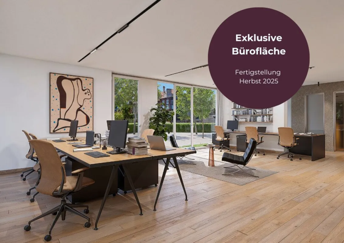 Top-moderne Bürofläche mit 3 Büros und 89,36 m2: modernes Arbeiten im neuen Geschäfts- und Wohnhaus "Poststrasse" in Hard - Bild 1