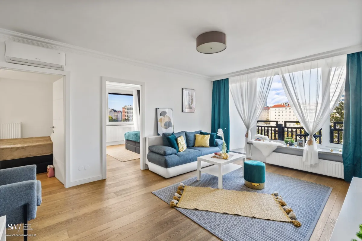 3-Zimmer-Wohnung mit 1 Loggia und 1 Balkon direkt am Schwedenplatz! - Bild 1