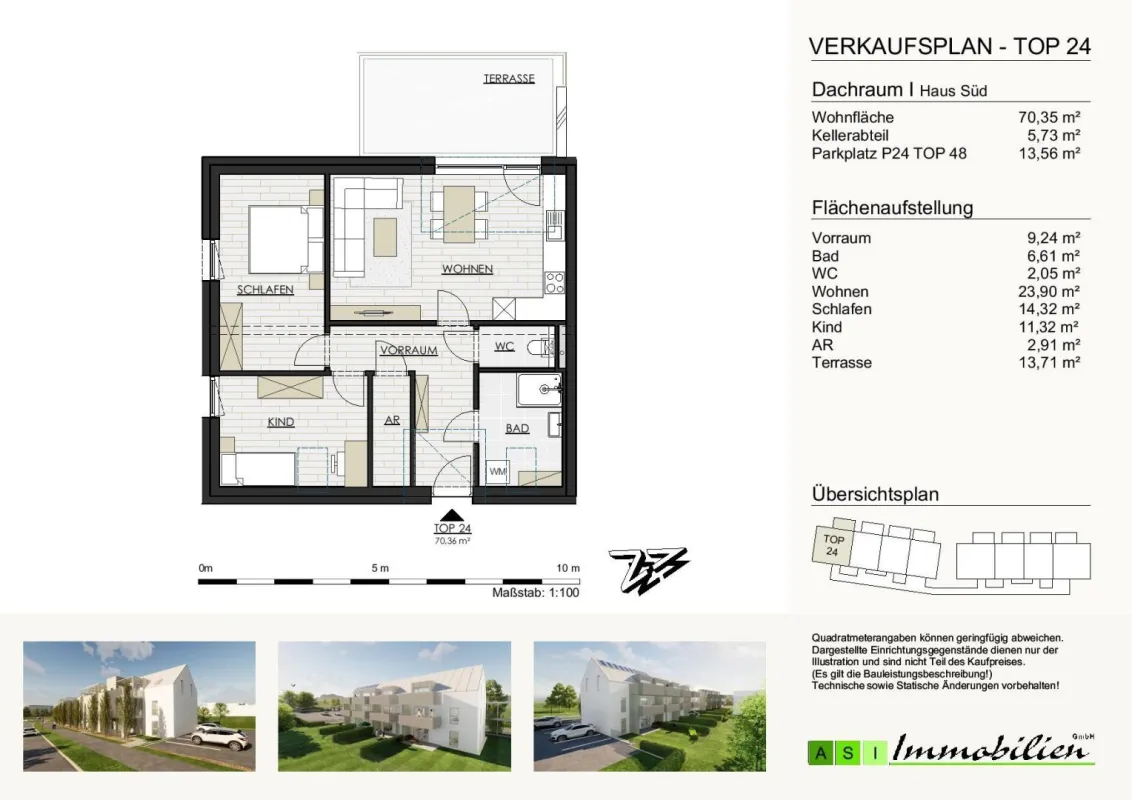 GRÜNE ALLEE GALLNEUKIRCHEN - 2 und 3-Zimmer Wohnungen, 55-70m² NEUBAU ERSTBEZUG - Bild 1