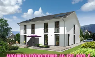 Charmante Doppelhaushälfte in Wolfurt: Erstbezug, 4,5 Zimmer, Garten, Terrasse, 1x Stellplatz - mit min. 135.000,- Wohnbauförderung! ( Haus A - Links)