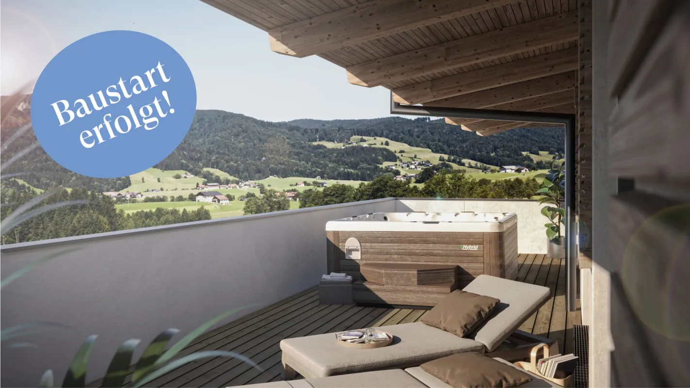Traumhafte 3 Zimmer Dachgeschoss Wohnung mit XL Balkon in Mondsee - Bild 1