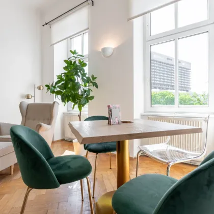 RETRO-CHIC II AIRBNB oder SELBST EINZIEHEN II KOMPLETT MÖBLIERT II ca. 11m² BALKON  II SOFORT NUTZBAR II NÄHE U6/AKH/VOLKSOPER/WUK - Bild 2