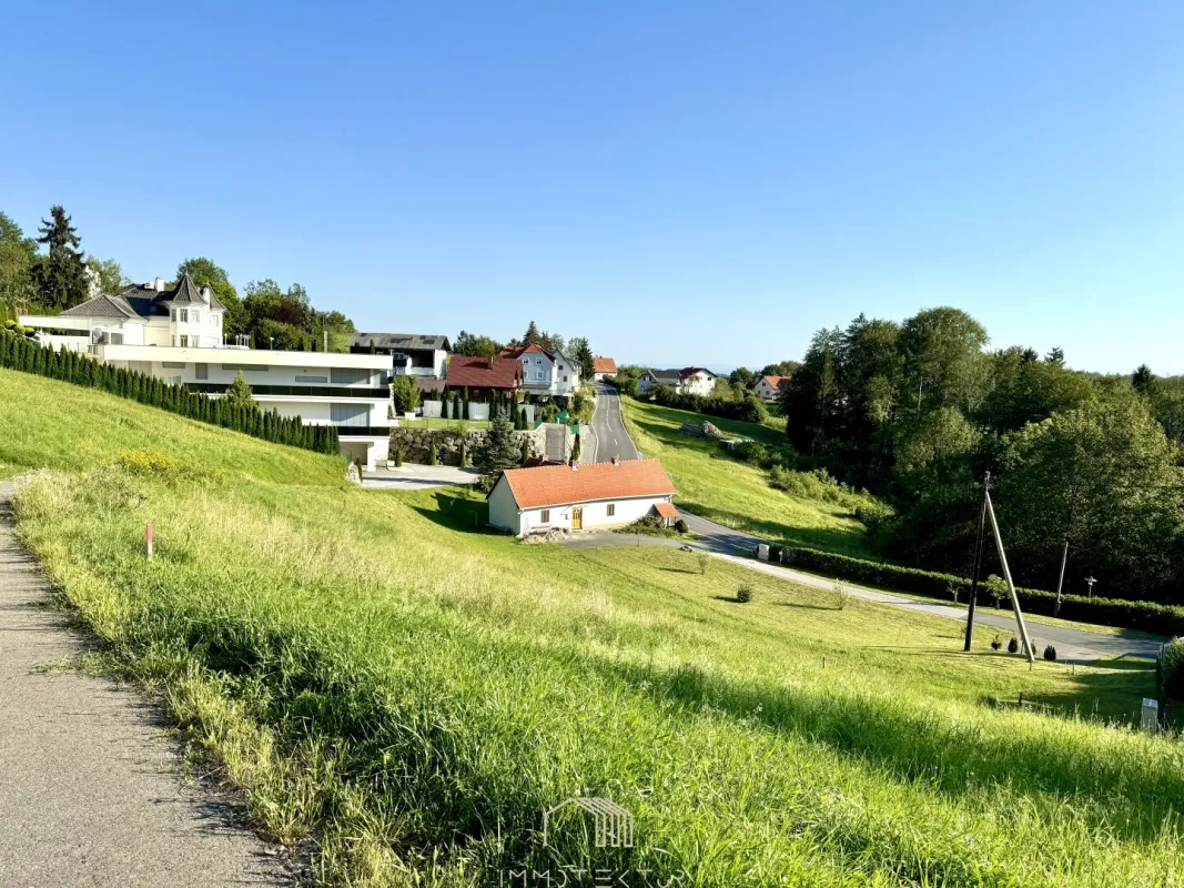 BAUGRUND IN LAßNITZHÖHE: Sonniges Grundstück nähe Schwarzl-Klinik mit Fernblick - Bild 1