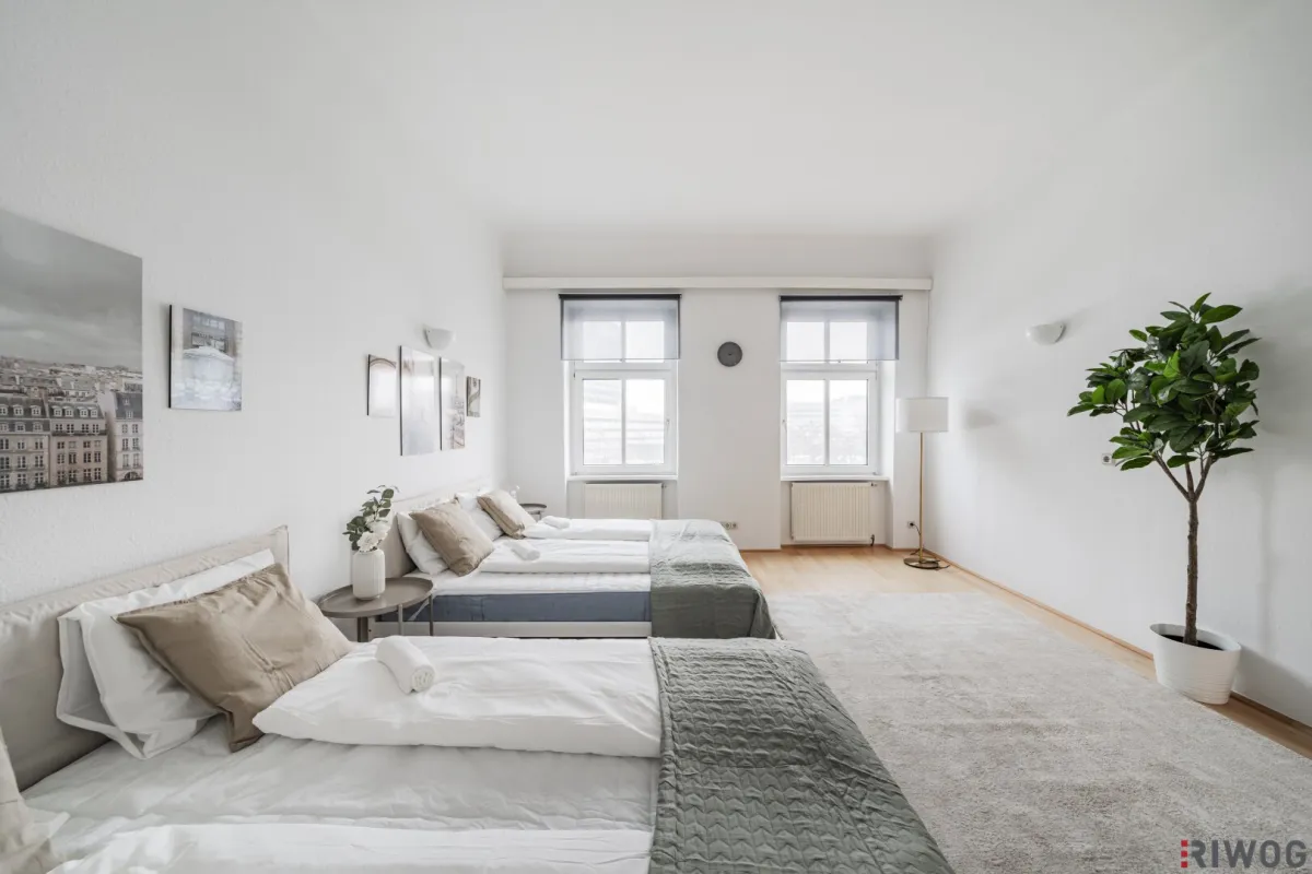 RETRO-CHIC II AIRBNB oder SELBST EINZIEHEN II KOMPLETT MÖBLIERT II ca. 11m² BALKON  II SOFORT NUTZBAR II NÄHE U6/AKH/VOLKSOPER/WUK - Bild 1