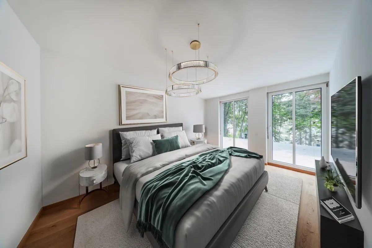 EXKLUSIVES WOHNEN MIT GARTEN UND TERRASSE: TOP-SANIERTE 3-ZIMMER-WOHNUNG MIT STELLPLATZ IM COTTAGEVIERTEL - Bild 1
