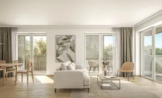Ruhelage am Bindermichl: Perfekt aufgeteilte 3-Zimmer Wohnung mit 26 m² großem Balkon