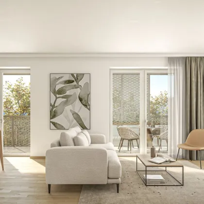 Wohlfühlwohnen mit kleinem ökologischen Fußabdruck! 3-Zimmer Wohnung mit großem Balkon - Bild 2