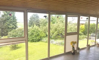KORNEUBURG-Nähe! Den nächsten Sommer bereits im eigenen Haus verbringen?! Voll unterkellertes Einfamilienhaus mit großem Wintergarten und herrlichem, unverbaubarem Ausblick!