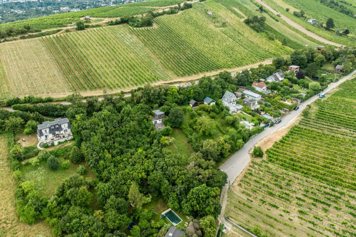 Premium-Lage am Nussberg: Baugrundstück mit genehmigter Doppelhaushälfte - Bild 1