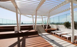 DANUBE PENTHOUSE mit XXL Freifläche Richtung Innenstadt ** 4 Zimmer & 3 Bäder