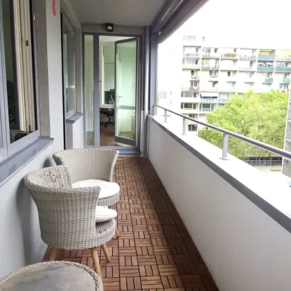 Im Wohnpark Donaucity - neben UNO City: Bildhübsche, großzügige und sonnige Wohnung, 4 Zimmer,  129 m2,  Loggia, ruhig, Nähe Donauinsel und U1! - Bild 3