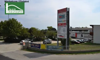 Auffällige und weit sichtbare Werbefläche auf Werbeturm direkt an der Burgenland Straße - Industriegelände Donnerskirchen!