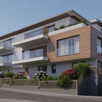 Gartenseitige Balkonwohnung! Perfektes Wohnprojekt in herrlicher Grünruhelage in Breitensee! Höchster Wohnkomfort mit Wärmepumpe, Klima, Photovoltaik und Smart Home System! - Bild 2