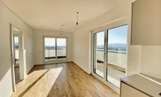 Neubau Erstbezug Helle Zwei Zimmer Terrassenwohnung mit Süd-Ost Fernblick