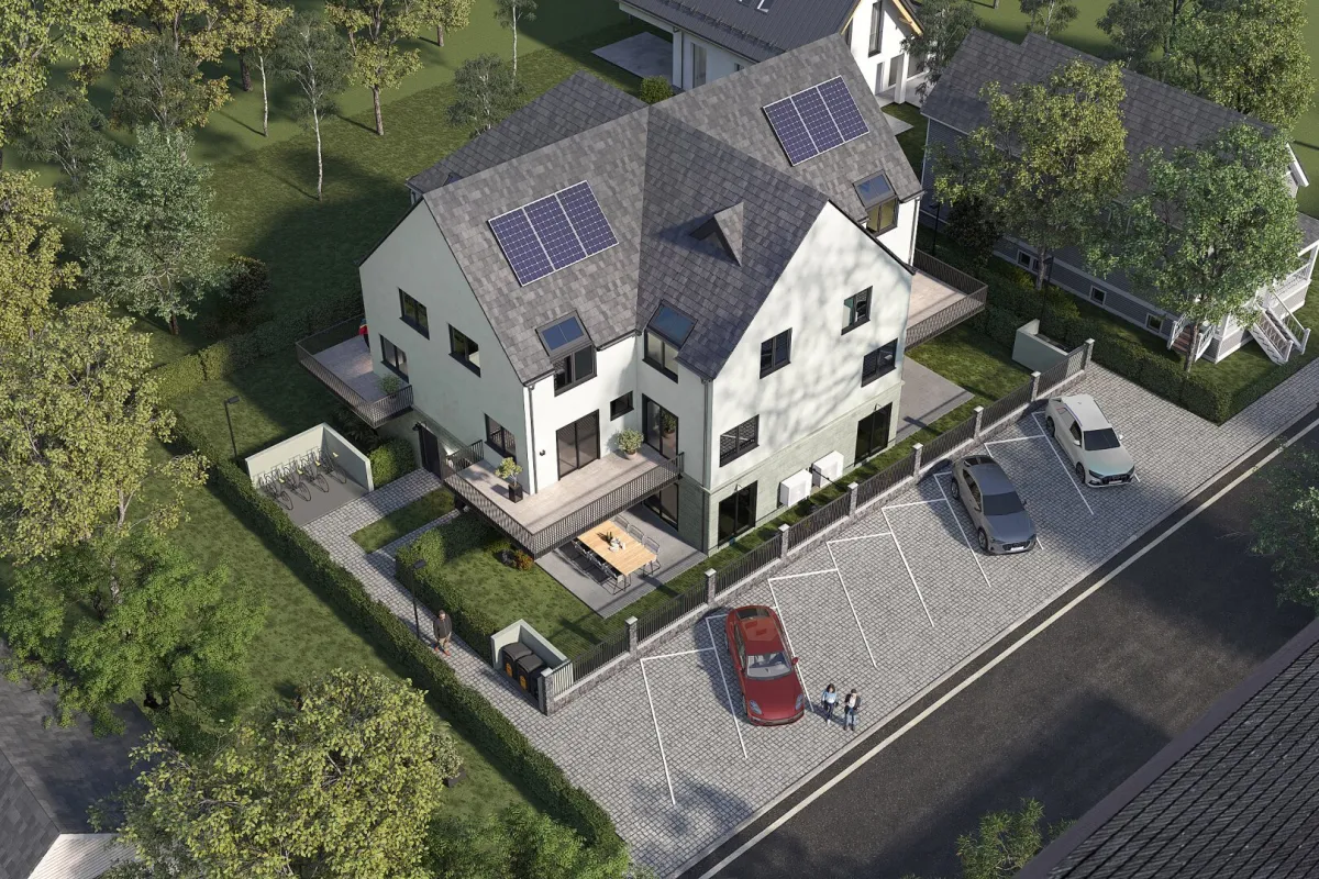 Ihr Wohntraum am Stadtrand - Exklusive Doppelhaushälfte mit 5 Zimmer / Terrasse / Garten / 2 x Stellplatz - Bild 1