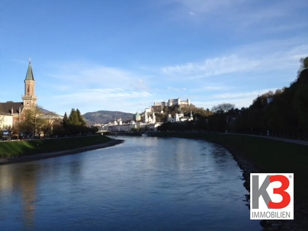 K3 - Direkt an der Salzach-Altstadtjuwel in Mülln - Bild 1