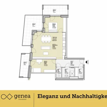 AKTION 50/50 | Goldener Wohnturm Esplanade 7 | Luxuswohnungen in Top-Lage | Provisionsfrei - Bild 2