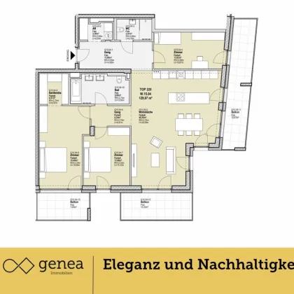 AKTION 50/50 | Grünes Wohnen in Esplanade 7 | Luxuriöse Wohnungen mit Balkon | Provisionsfrei - Bild 3