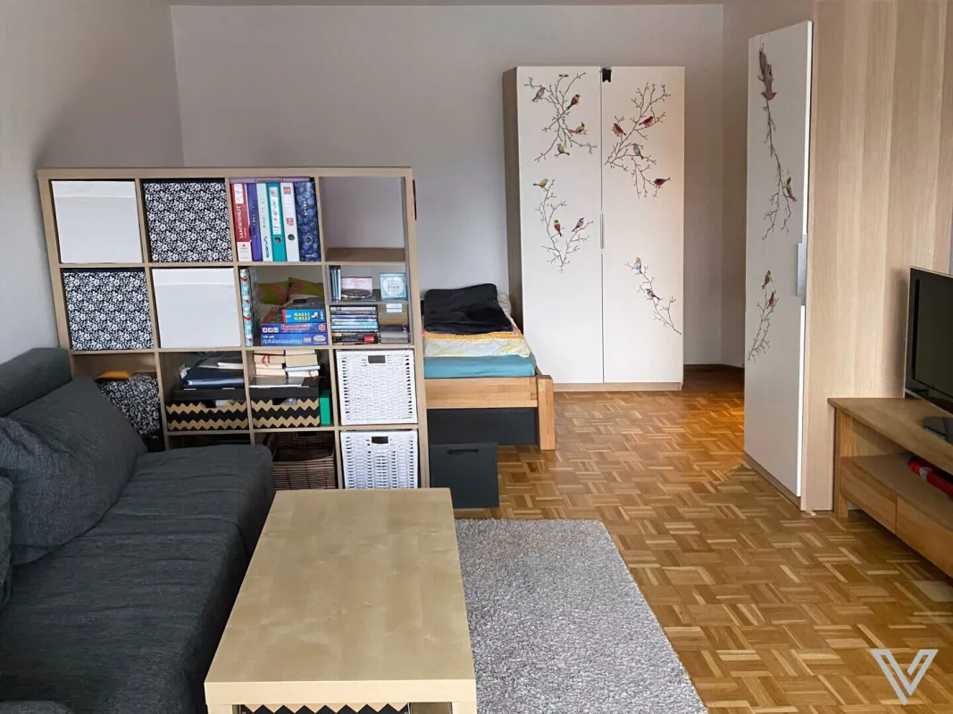 Top Lage Salzburg Süd / Herrnau: 1-Zimmer-Wohnung mit Loggia zu verkaufen - Bild 1