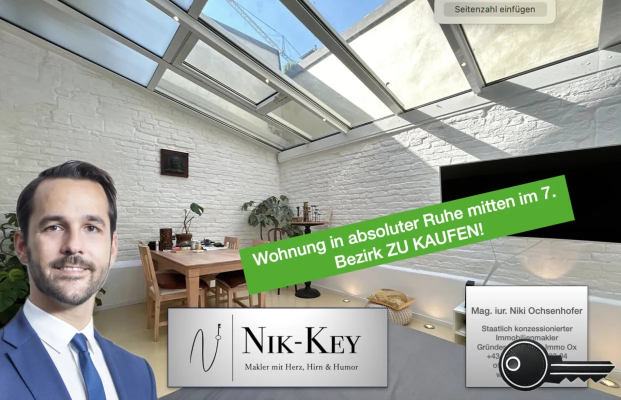 Top Angebot! Wohnen in zentraler Ruhelage - mitten im 7. Bezirk - 147,99 m2 Gesamtfläche - Bild 1