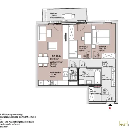 *November 2026* Provisionsfreie 3-Zimmer Wohnung bei der Alten Donau! - Bild 2