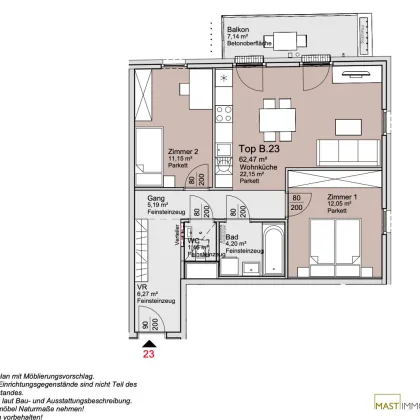 *Ende 2026* Provisionsfreie 3-Zimmer Wohnung unweit der Alten Donau! - Bild 2