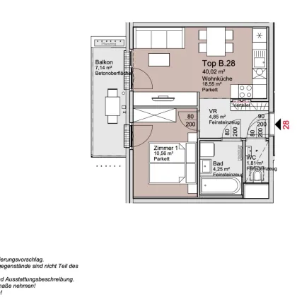 *Ende 2026* Provisionsfreie 2-Zimmer Wohnung im 4. Liftstock! - Bild 2