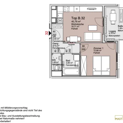 *Ende 2026* Provisionsfreie 2-Zimmer Wohnung im 4. Stock! - Bild 2