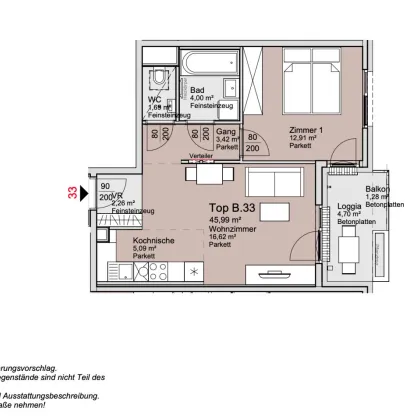 *Ende 2026* Provisionsfreie 2-Zimmer Wohnung im 5. Stock! - Bild 2