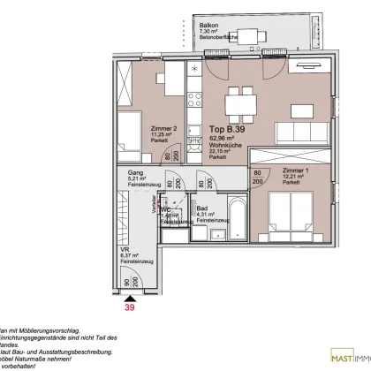 *Ende 2026* Provisionsfreie 3-Zimmer Wohnung unweit der Alten Donau! - Bild 2